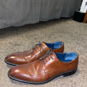 Stacy Adams Size 10 Brown Dress Shoes